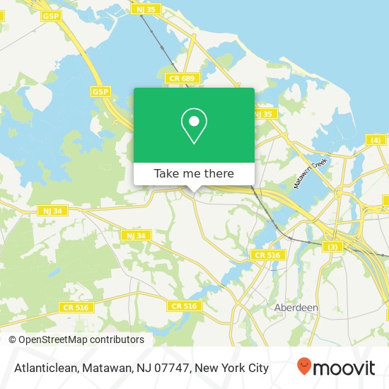 Atlanticlean, Matawan, NJ 07747 map