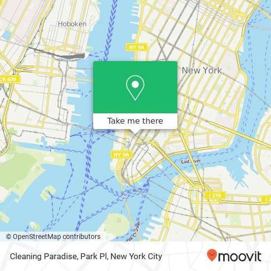 Cleaning Paradise, Park Pl map