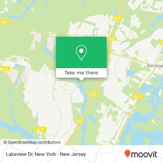 Lakeview Dr, Manahawkin, NJ 08050 map