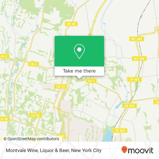 Montvale Wine, Liquor & Beer map