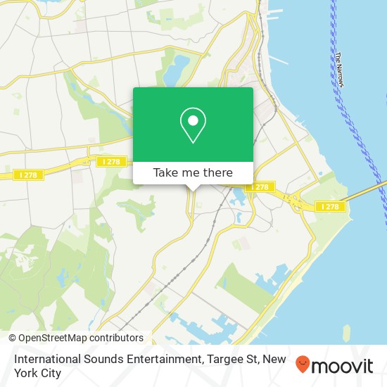 International Sounds Entertainment, Targee St map