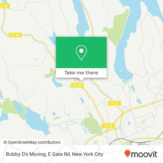 Mapa de Bobby D's Moving, E Gate Rd