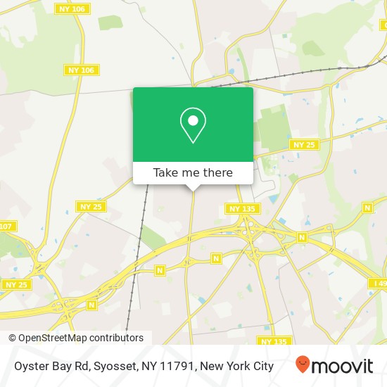 Oyster Bay Rd, Syosset, NY 11791 map