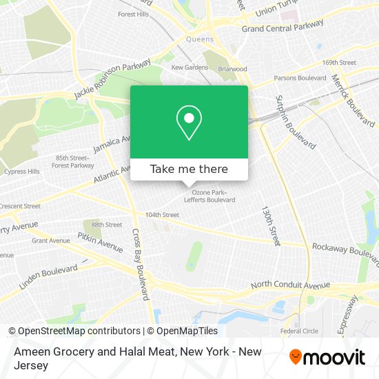 Ameen Grocery and Halal Meat map