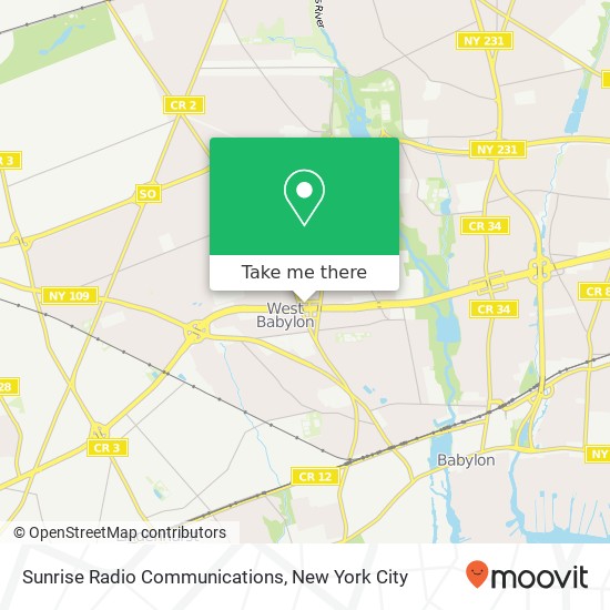 Sunrise Radio Communications map