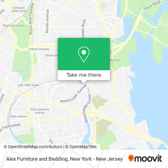 Alex Furniture and Bedding map