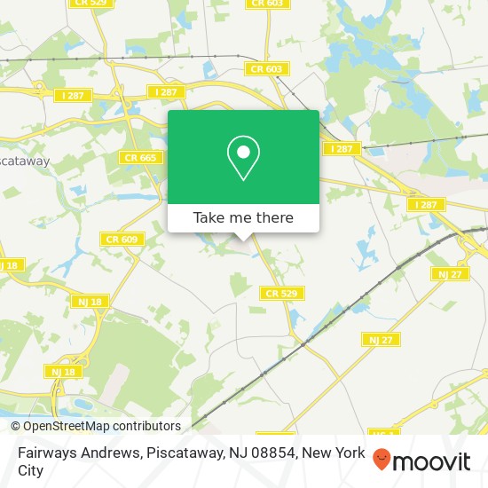 Fairways Andrews, Piscataway, NJ 08854 map