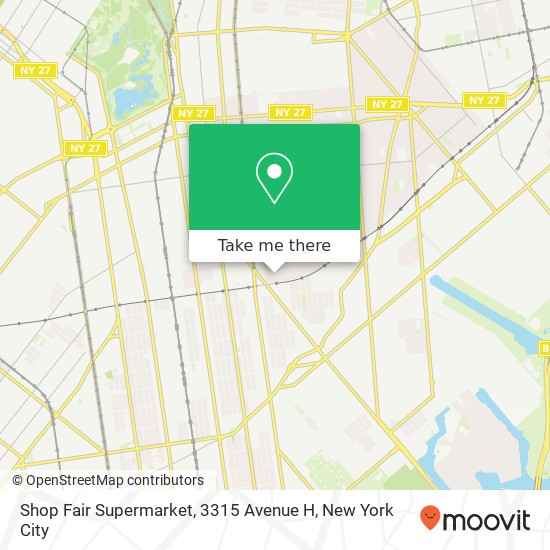 Shop Fair Supermarket, 3315 Avenue H map