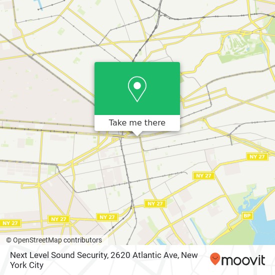 Next Level Sound Security, 2620 Atlantic Ave map