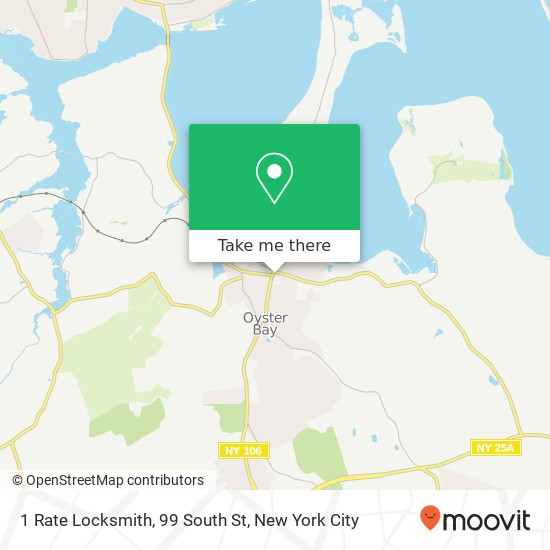 Mapa de 1 Rate Locksmith, 99 South St