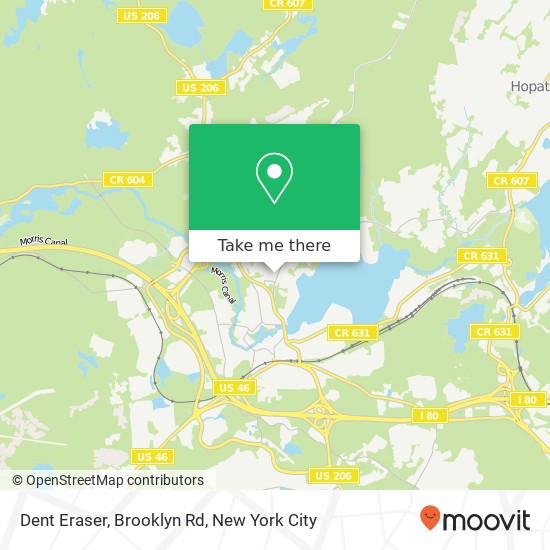 Dent Eraser, Brooklyn Rd map