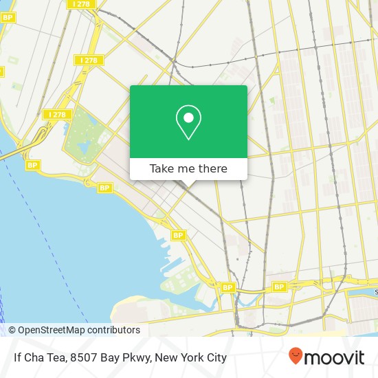 Mapa de If Cha Tea, 8507 Bay Pkwy
