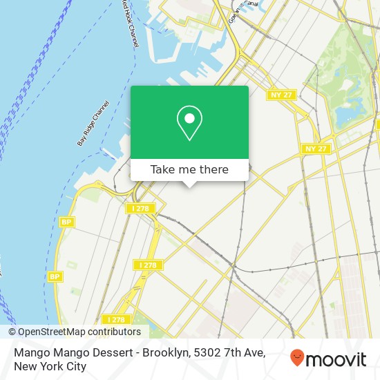 Mango Mango Dessert - Brooklyn, 5302 7th Ave map