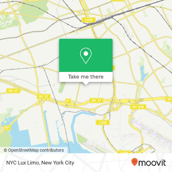 Mapa de NYC Lux Limo