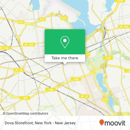 Dova Storefront map