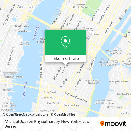Michael Jocson Physiotherapy map