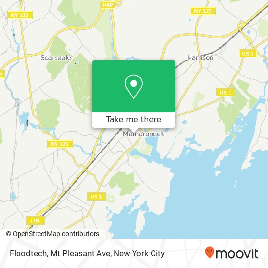 Mapa de Floodtech, Mt Pleasant Ave