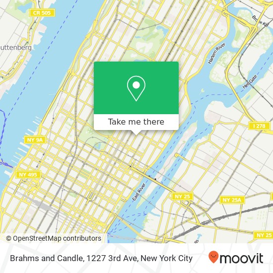 Brahms and Candle, 1227 3rd Ave map