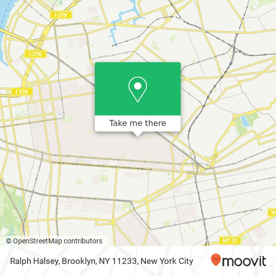 Ralph Halsey, Brooklyn, NY 11233 map