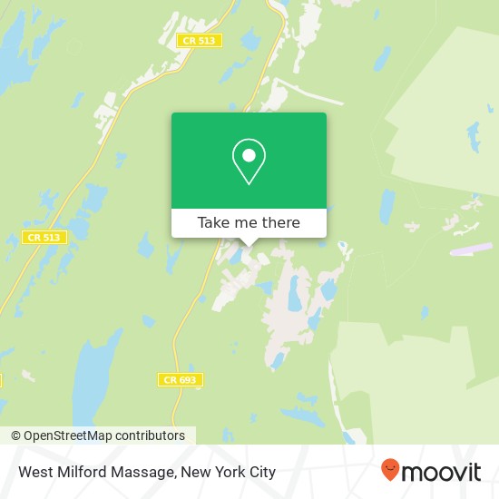 Mapa de West Milford Massage, Nosenzo Pond Rd