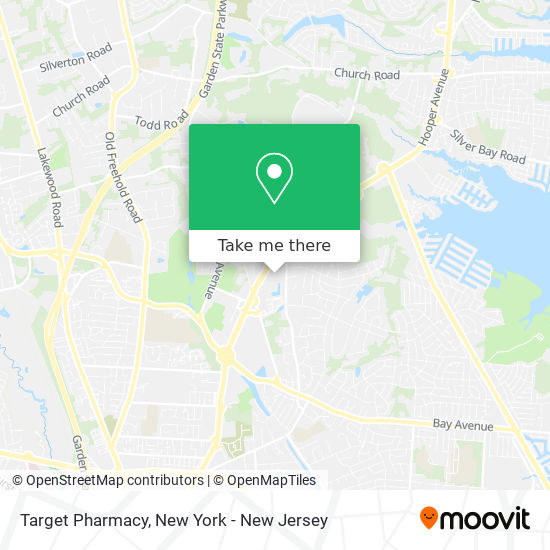 Target Pharmacy map