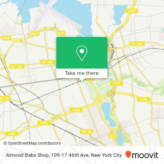 Almond Bake Shop, 109-17 46th Ave map