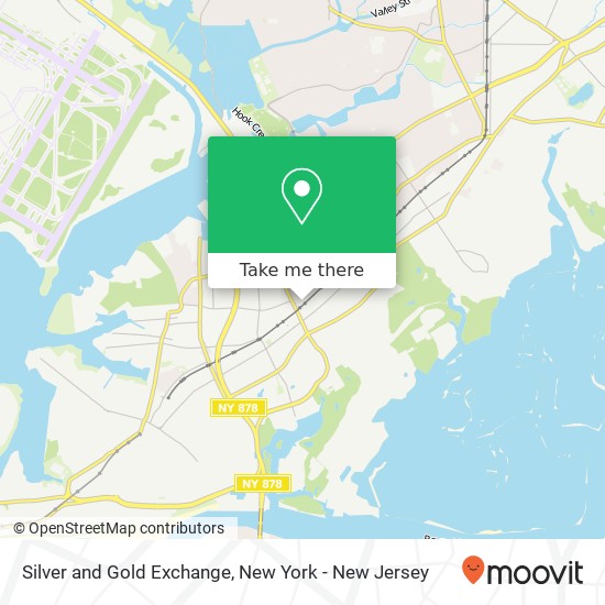 Silver and Gold Exchange map