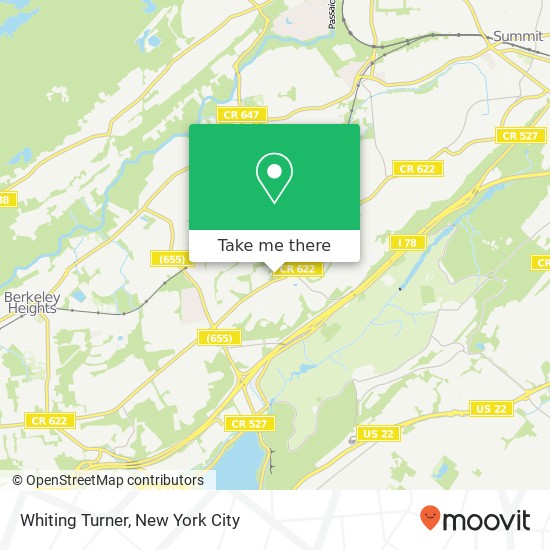 Mapa de Whiting Turner