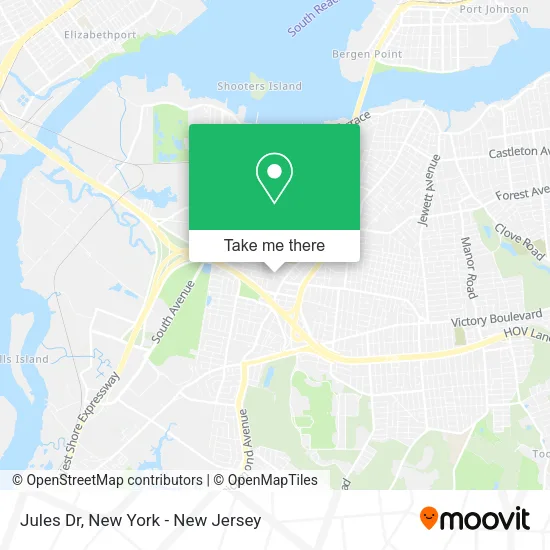 Jules Dr map