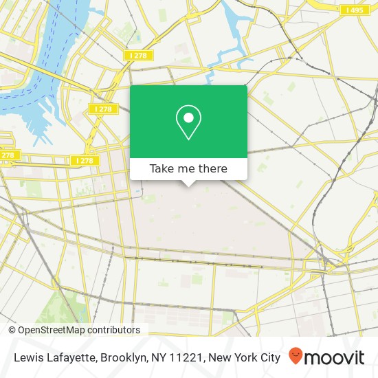 Lewis Lafayette, Brooklyn, NY 11221 map