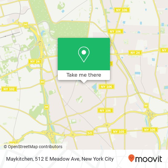 Mapa de Maykitchen, 512 E Meadow Ave
