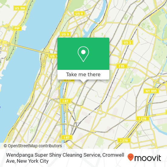 Wendpanga Super Shiny Cleaning Service, Cromwell Ave map