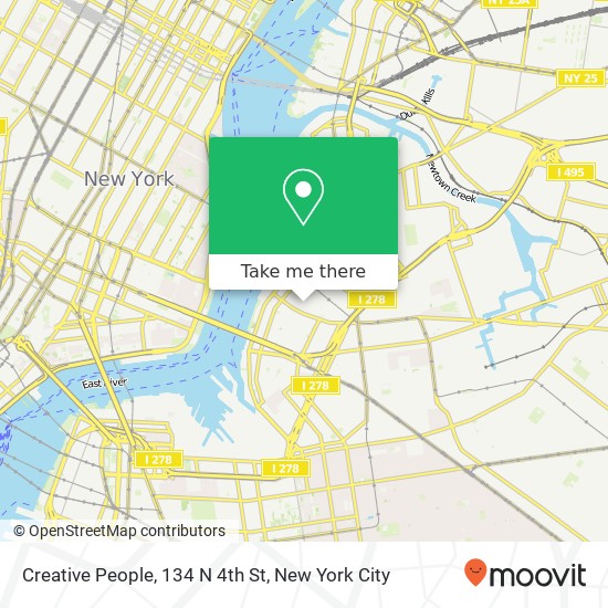 Mapa de Creative People, 134 N 4th St