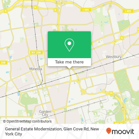 General Estate Modernization, Glen Cove Rd map