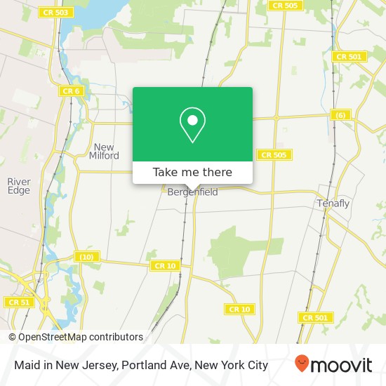 Maid in New Jersey, Portland Ave map