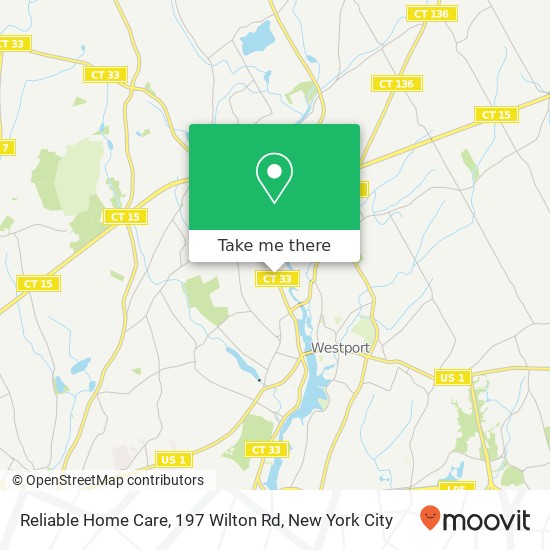 Reliable Home Care, 197 Wilton Rd map
