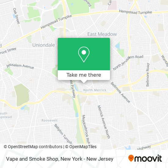 Mapa de Vape and Smoke Shop