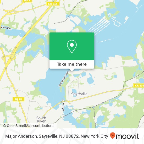 Major Anderson, Sayreville, NJ 08872 map