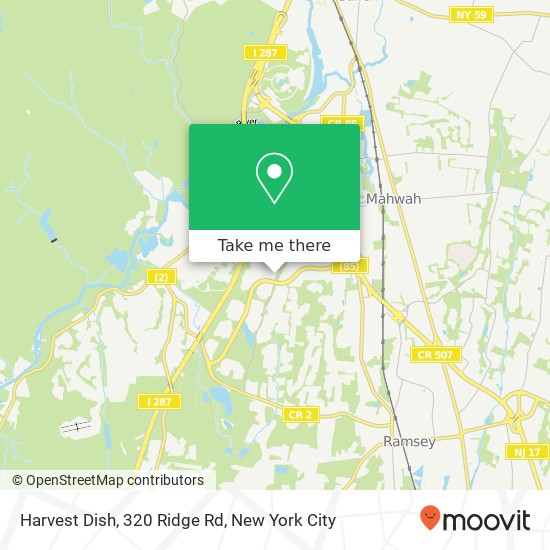 Harvest Dish, 320 Ridge Rd map
