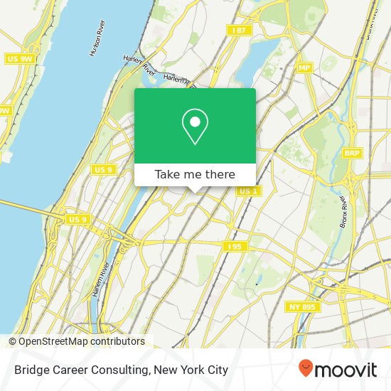 Bridge Career Consulting map