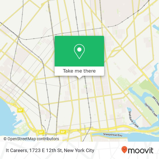 It Careers, 1723 E 12th St map