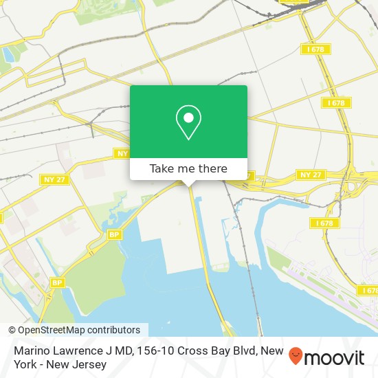 Marino Lawrence J MD, 156-10 Cross Bay Blvd map