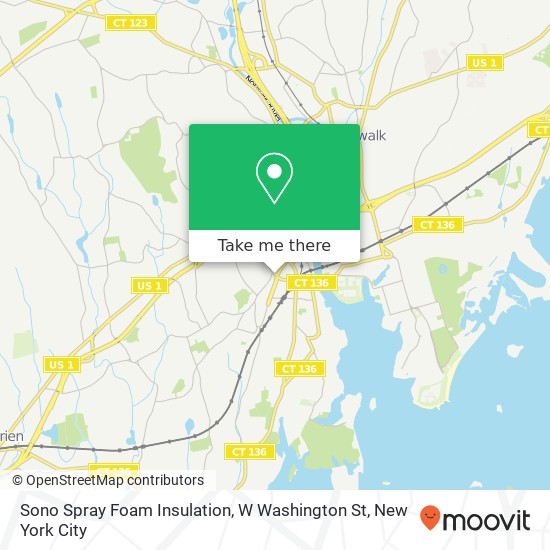 Sono Spray Foam Insulation, W Washington St map