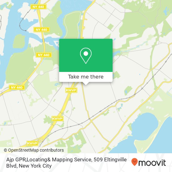 Ajp GPR,Locating& Mapping Service, 509 Eltingville Blvd map