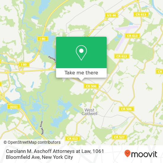 Carolann M. Aschoff Attorneys at Law, 1061 Bloomfield Ave map