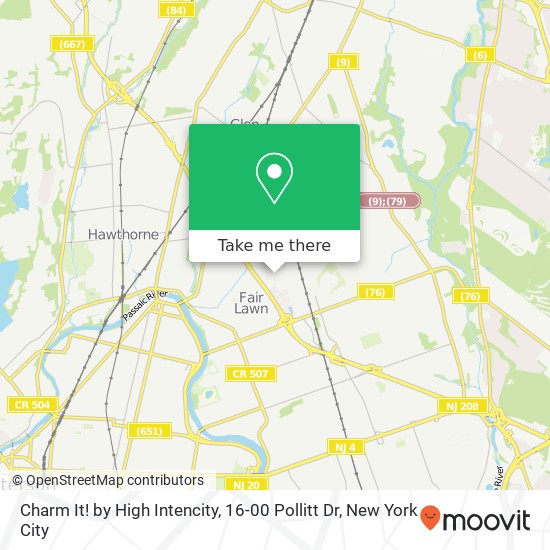 Mapa de Charm It! by High Intencity, 16-00 Pollitt Dr