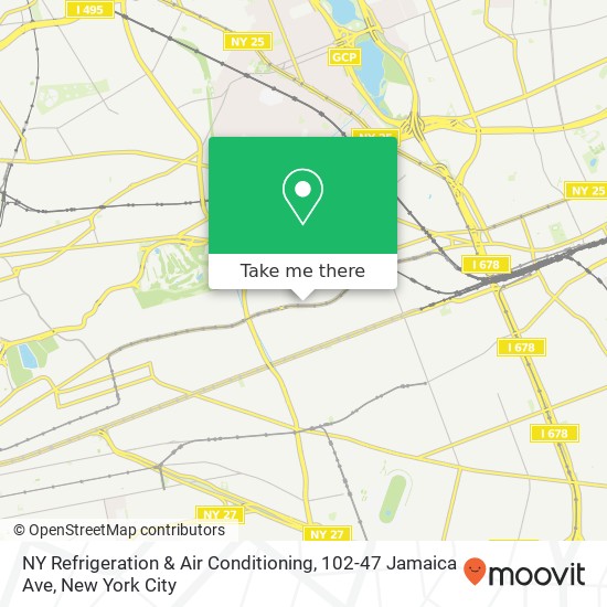 NY Refrigeration & Air Conditioning, 102-47 Jamaica Ave map