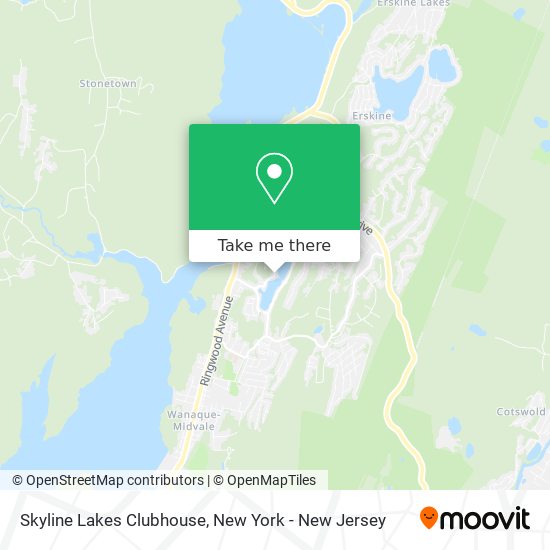 Mapa de Skyline Lakes Clubhouse