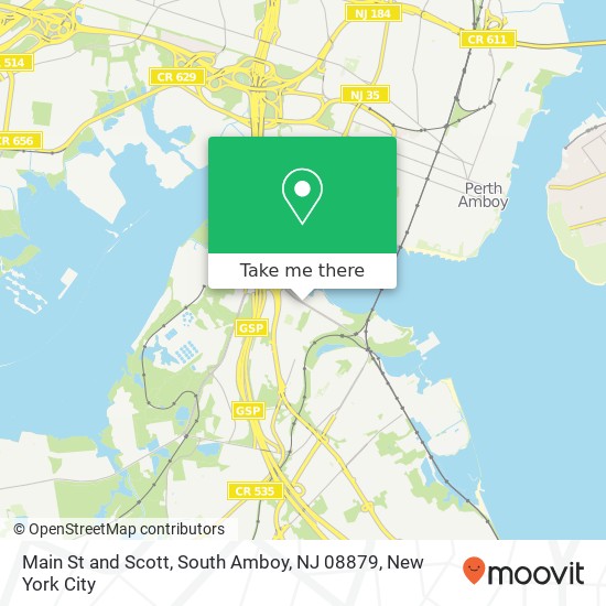 Mapa de Main St and Scott, South Amboy, NJ 08879