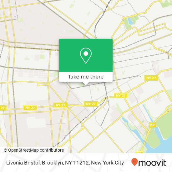 Livonia Bristol, Brooklyn, NY 11212 map